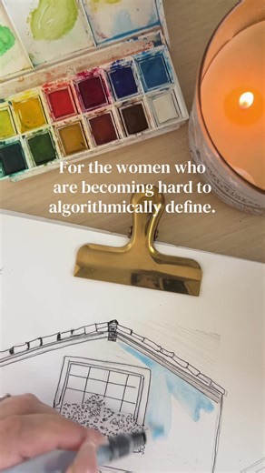 The algorithm may be trained to form our interests, opinions and rule over our time but it’s not too late to take back our lives. This is for the women who can’t be algorithmically defined. #slowliving #journaling #intentionalliving #depthoverdopamine #romanticizeyourlife