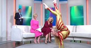 World's best contortionist Jordan McKnight live on the Today Show