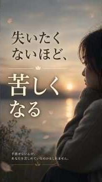 失いたくない心が、あなたを苦しめる理由