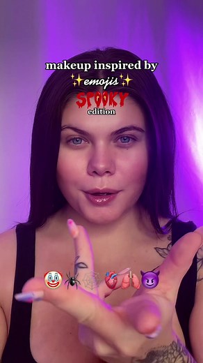 Halloween Emoji Challenge #halloweenmakeup #emojichallenge
