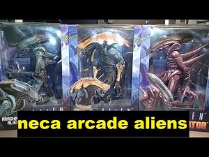 Review! NECA Chrysalis vs Razor Claws vs Arachnoid From 1994 Aliens vs Predator Arcade Game!