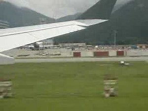 Air Canada A340-500 Take-off from Hong Kong