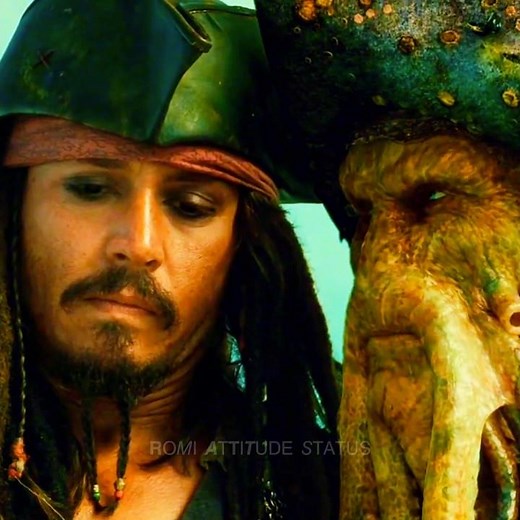 Captain Jack Sparrow 🔥 vs Davy Jones ☠️ | Pirates of the Caribbean🏴‍☠️ #Edit