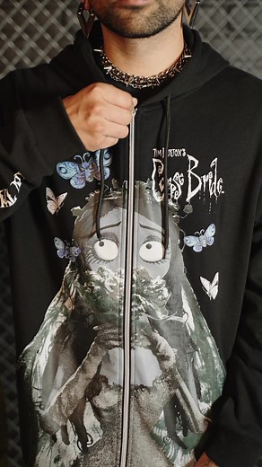 zip over to the site for these hoodies 🏃💨 #hottopic #hoodies #corpsebride #fivefingerdeathpunch🤘