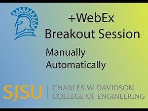 Using Breakout Sessions - WebEX