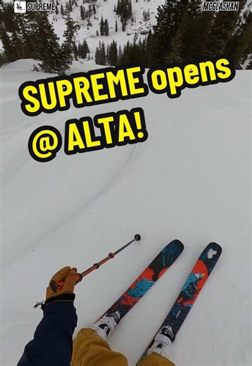 skiing CREAM & SLUSH at ALTA #ski #alta #utah #skiing #gopro