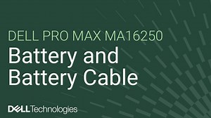 Dell Pro Max 16 Premium MA16250에서 배터리 및 배터리 케이블을 교체하는 방법