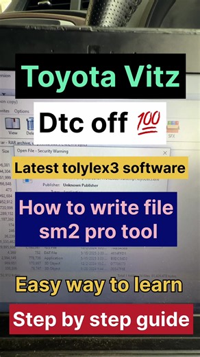 Toyota Vitz DTC Off Guide with ToyoLex & SM2 Pro Tool