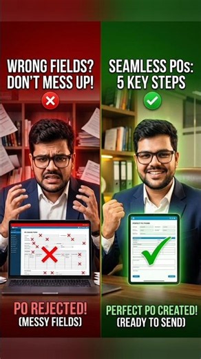 EP:8 Purchase Order Creation Explained in 45 Seconds! 📋✅ The Mistake Buyers Make on Purchase Orders😱