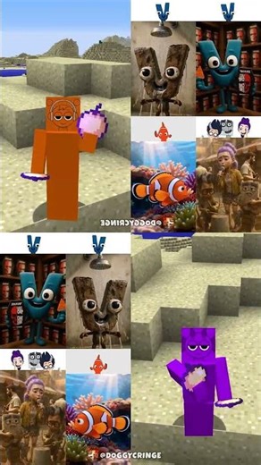 My Sprunki OC Nine from Numberblocks JOLOCHIP Challenge COMPILATION 6, minecraft parody @Binko_Real