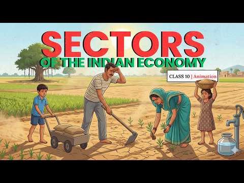 Sectors of the Indian Economy Class 10 | class 10 economics chapter 2 in Animation