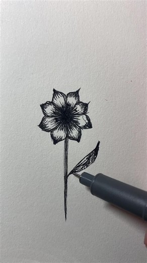 Easy Flower Drawing Tutorial