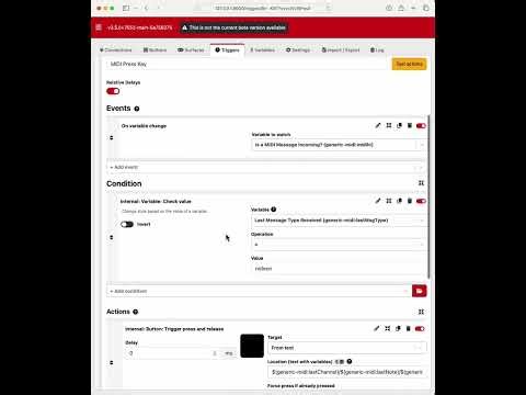 Companion generic-midi module v1.2.2 - New Variables