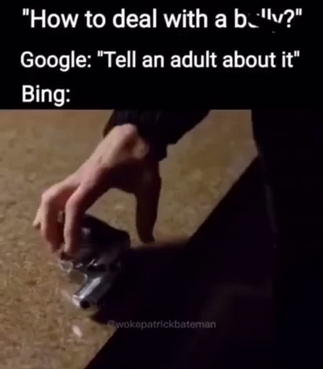 Google vs Bing Memes Comparison