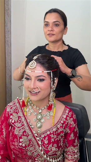 Bridal Makeup Transformation 😍✨ | Marathi Bride Look 💄 | Before After Magic 🔥 #bridal