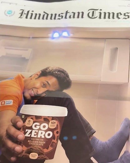 Smartest Print Ad Ever? Glowing Newspaper #CreativeAds #MarketingGenius #HindustanTimes #PrintAd