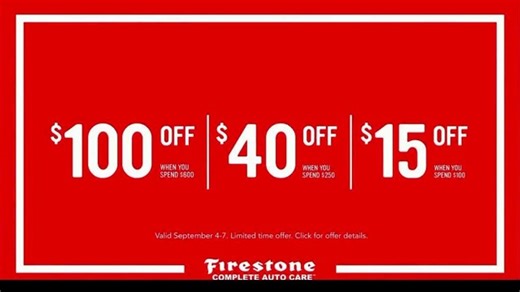 Firestone Complete Auto Care Epic Savings Event TV Spot, 'More Down the Road'