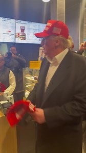 123K views · 7.1K reactions | I just yelled out questions for Trump just now inside McDonald’s in East Palestine. He says tail regulations would not have made a difference in this particular derailment. | Lindsay McCoy | Facebook