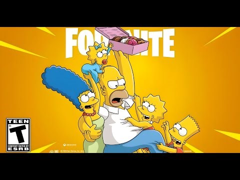 メ Replays LiveStream | Fortnite X The Simpsons #livestream #fortnite