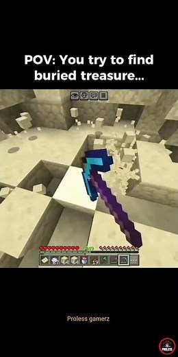 POV: You Finally Found Buried Treasure in Minecraft! 💎🏴‍☠️ #minecraft