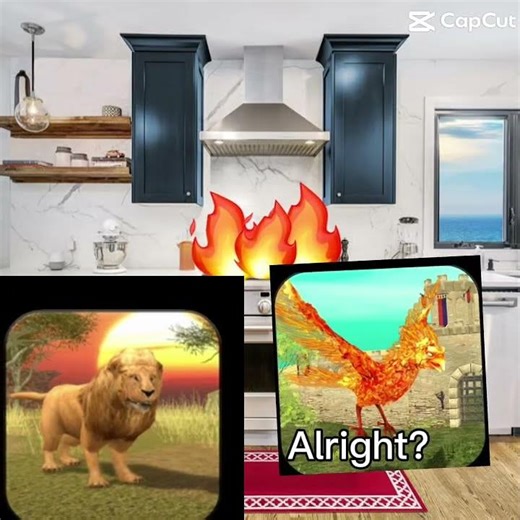 POV: when wild lion simulator meets wild phoenix simulator