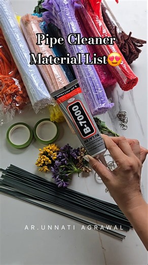 Pipe Cleaner Craft Material Guide | Complete Craft Kit for Beginners #pipecleanercraft #diycrafts