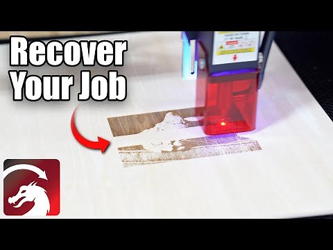 How to Restart an Incomplete LightBurn Job