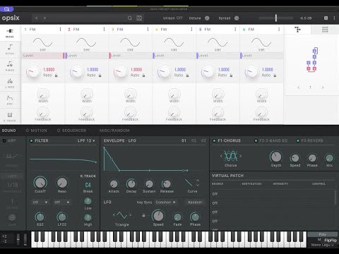 Korg opsix Tour + Review