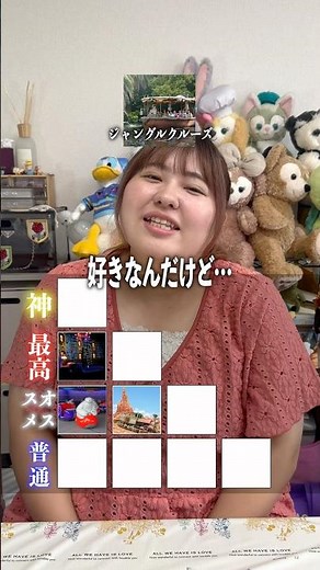 ディズニーランドの楽しいアトラクションランキングTier表！#ディズニー #ディズニーランド #アトラクション #ランキング