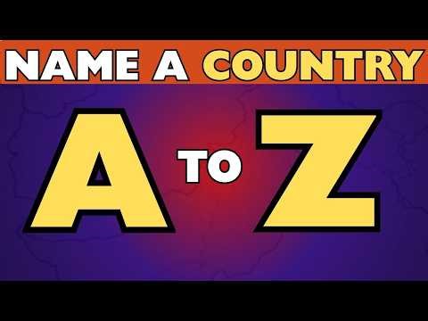 Name a Country A to Z 🌍🚩 | Ultimate Alphabet Quiz Challenge/ Guess the country.