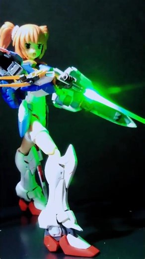 【GFF＋FAG】ウイングガール組み上げ→完成〜ビームサーベル抜刀。（修正版） #gundam #フレームアームズガール #ガンダム #魔改造 #ミキシング
