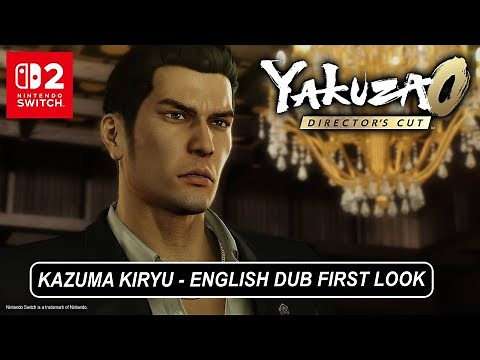 Yakuza 0 Director’s Cut – Kazuma Kiryu English Dub First Look| Nintendo Switch™ 2