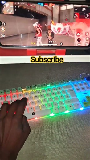 free fire keyboard and mouse game play #ff #gaming #yt