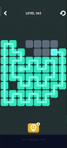 Block Blast One Line Level 363 Solution & Walkthrough | Puzzle Game (Android & iOS Shorts)