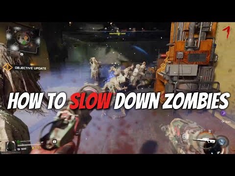 How to slow down zombies bo7 zombies