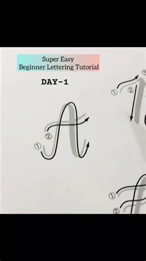 A to Z Calligraphy | Letter A✒️ #satisfying #calligraphy #shorts #art #trending #fyp #handlettering