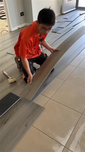 Installing Hybrid Flooring Over Existing Tiles