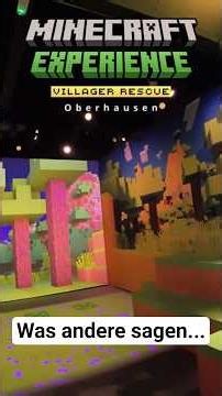 Minecraft Interaktiv erleben - Minecraft Experience Oberhausen - So war es - Ich hab andere gefragt