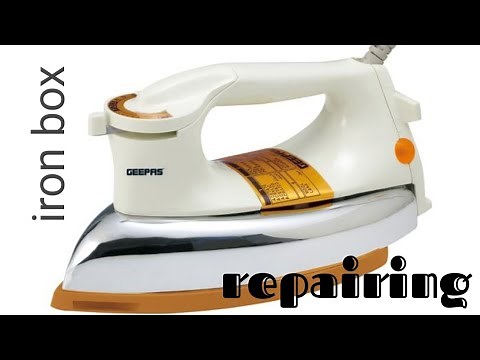 iron box disassembly and troubleshooting repair #geepas