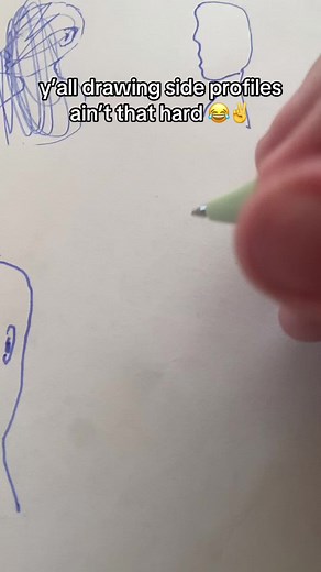 Easy Side Profile Drawing Tutorial