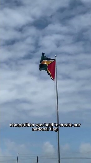 Here’s a brief history of Guyana’s National Flag.