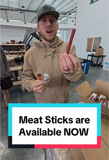 It’s official….Our NEW Meat Sticks were just delivered and are available at Beefcakejerky.com! #beefcakejerky #beefcake #jerky #food #snack #warehouse #outdoors