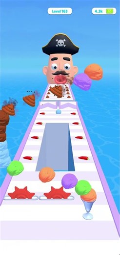 How can so much ice cream fit in this glass? 🍨🍦 #stackyicecreamrunner