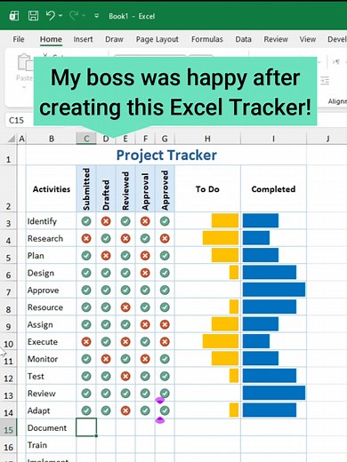 Creating an Excel Project Tracker from Scratch