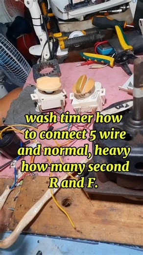 Wash 5 wires how to connect to 2 wires Selector switch. #fbtutorial #efanwashdryer #fbreels2026 | Bart Presto