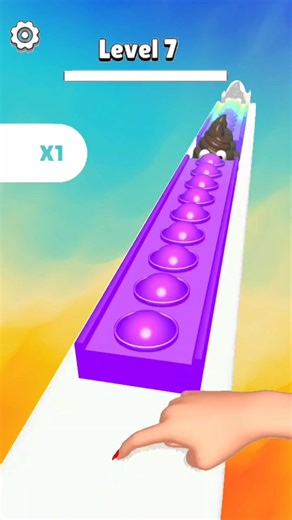 Fastest Pop Run Gameplay lavel - 7 #gaming #shorts #shortvideo #shortsfeed #usashorts #viral