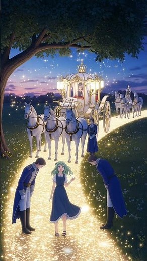 From Servant to Princess | Zishy’s Fairytale Journey Part 02✨💕👑 #aiprincess #fairyanimation