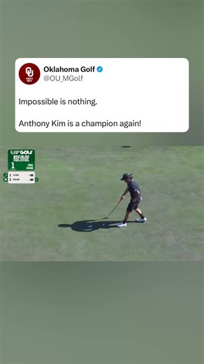 ZIRE GOLF | Anthony Kim’s winning putt 🙌 @anthonykimofficial (Via @livgolfleague) | Instagram