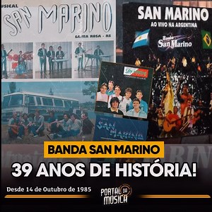6K views · 118 reactions | BANDA SAN MARINO - 39 ANOS Fundada no Dia...