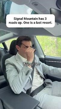 3 Roads Up Signal Mountain (One of Them Is a Last Resort) #shorts